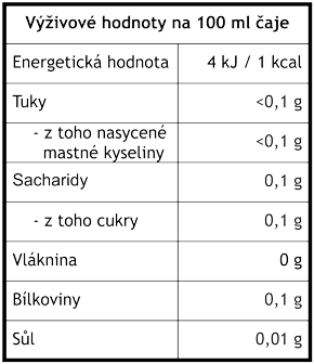 Složení: zelený čaj, černý čaj, slunečnice, jasmínové květy, příchuť (broskev, lychee).